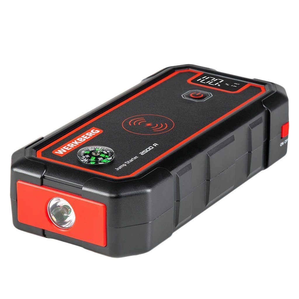 Werkberg AL005 avviatore batteria 23800mAh 2500A wireless