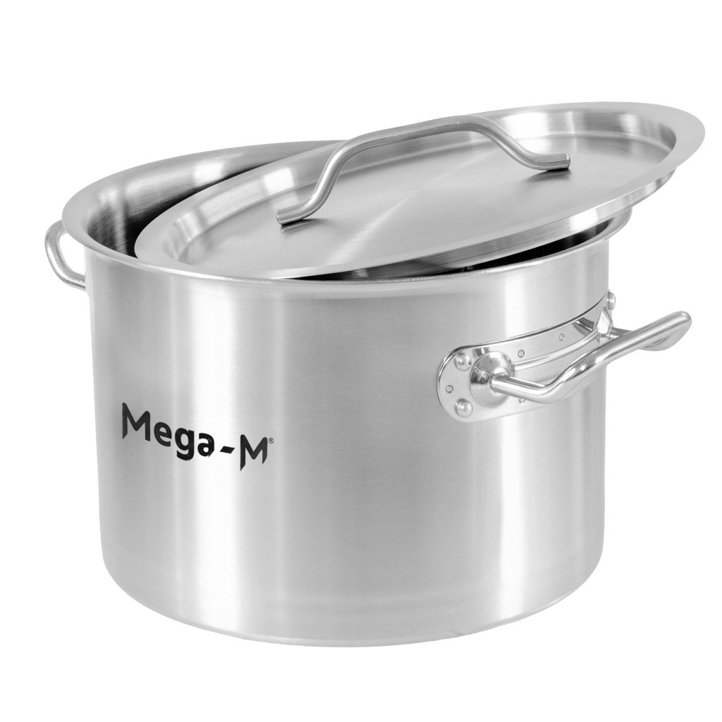 Mega-M Standard 14L 30x20 Pentola Acciaio con Coperchio