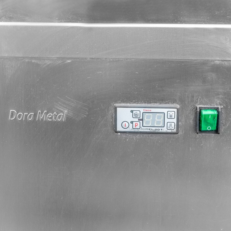 Dora Metal refrigeratore rifiuti acciaio inox 108x89x129 cm