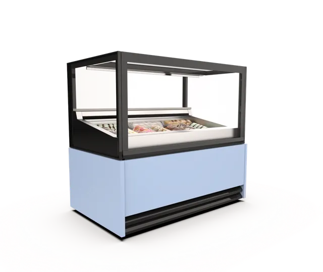 Cebea Apollo X 10 GN vetrina gelati da incasso bianca R290