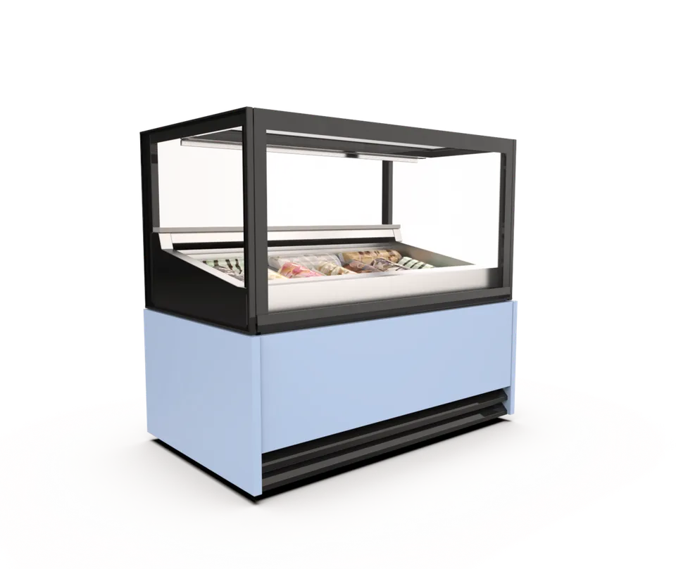 Cebea Apollo X 10 GN vetrina gelati da incasso bianca R290