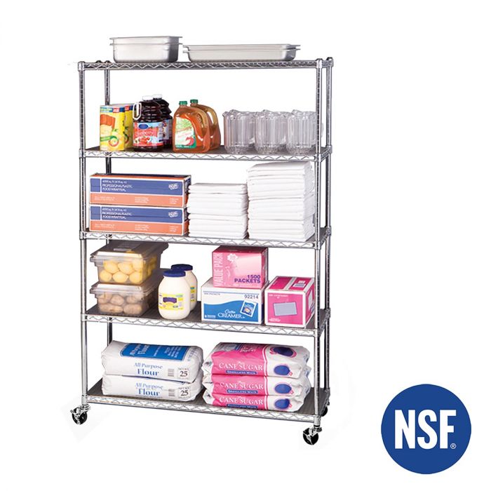 Seville Classics UltraDurable Scaffale 5 Ripiani WEB562