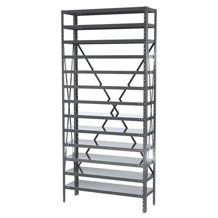 Akro-Mils AS1279 scaffale metallo 13 ripiani 91x30 cm