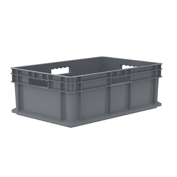 Akro-Mils 37688 Contenitore Impilabile Grigio Pareti Dritte