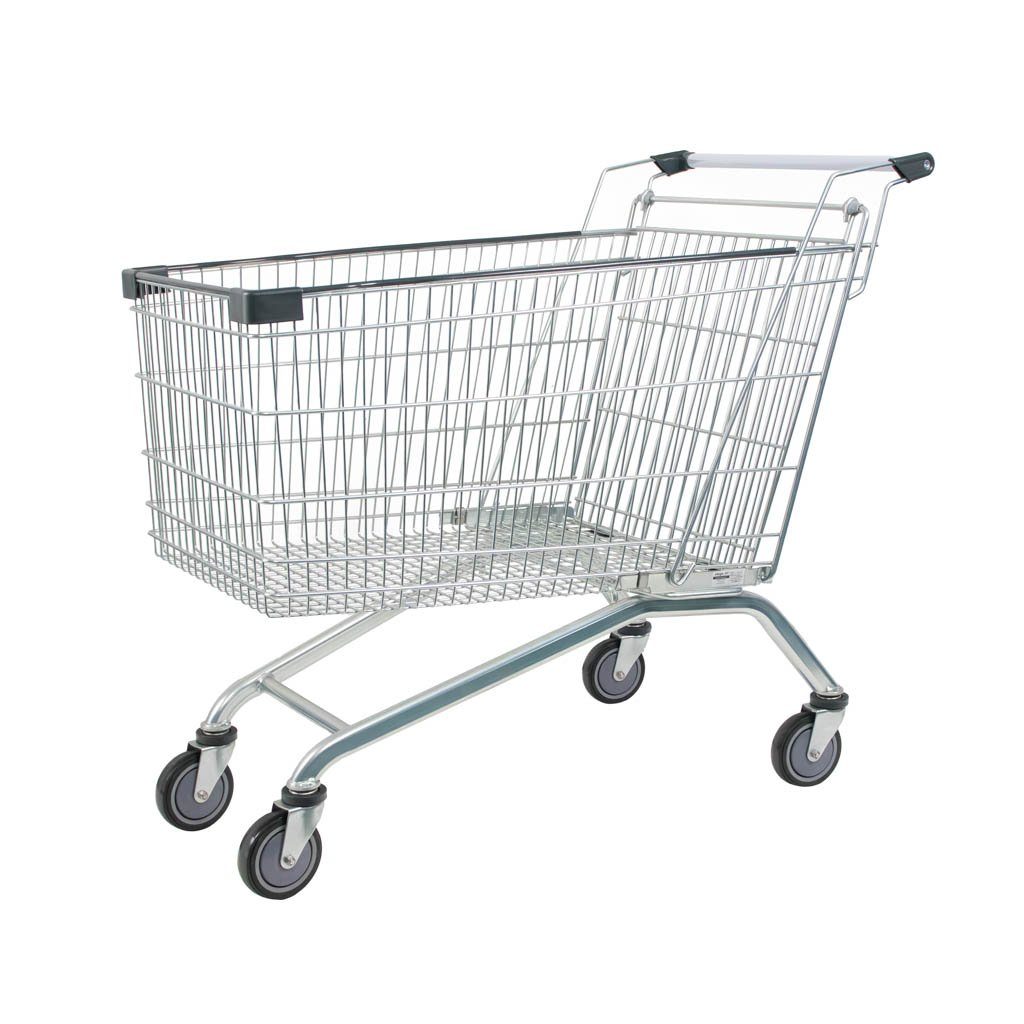Mega-M YR carrello spesa 215 L zincato set 10 pezzi