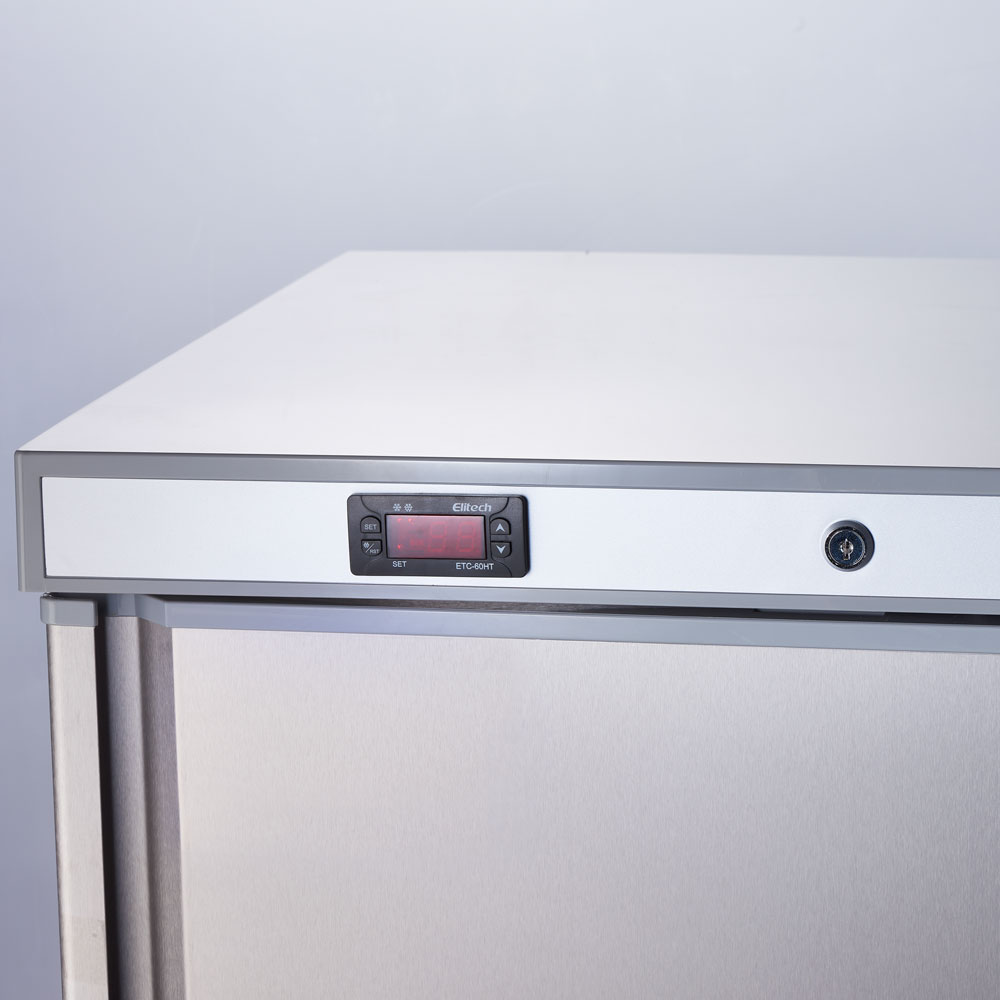 Stalgast 880176 congelatore sotto banco inox 129L -25°C