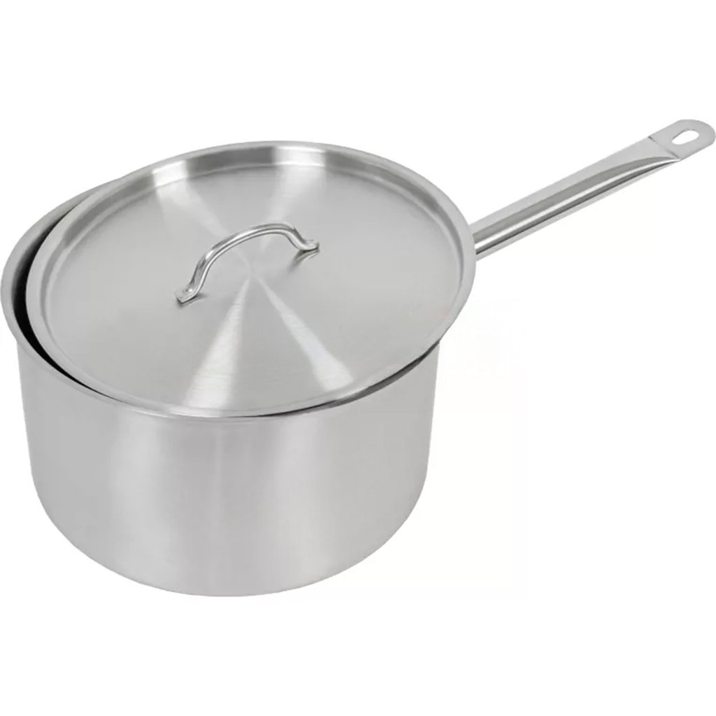 Mega-M Pentola 8L 26x15 cm Inox con Coperchio