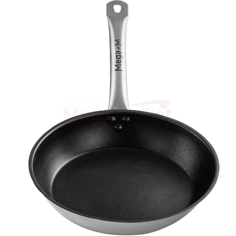 Mega-M Padella antiaderente acciaio inox 26 cm induzione