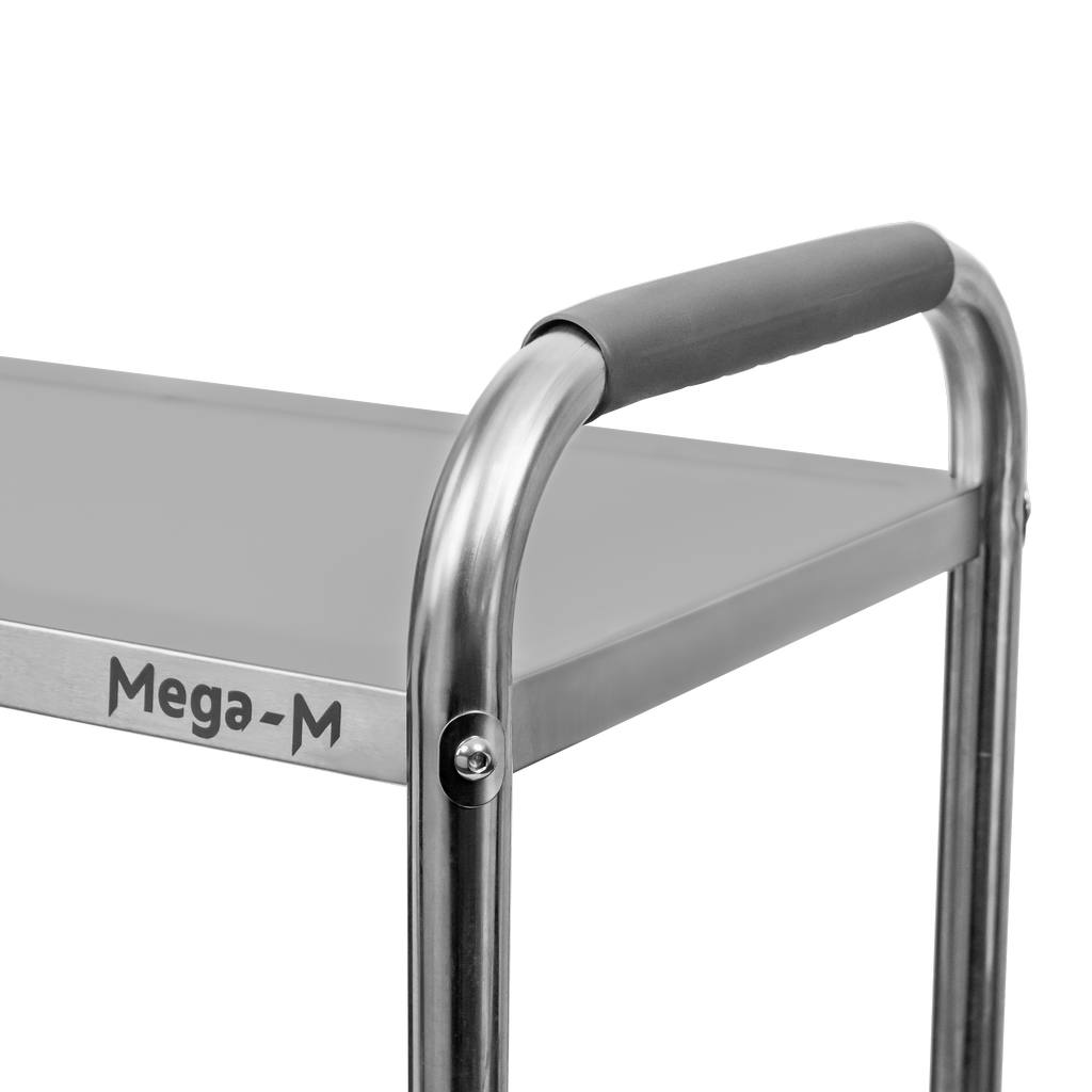 Mega-M Standard carrello servizio inox 90x50x90 3 ripiani