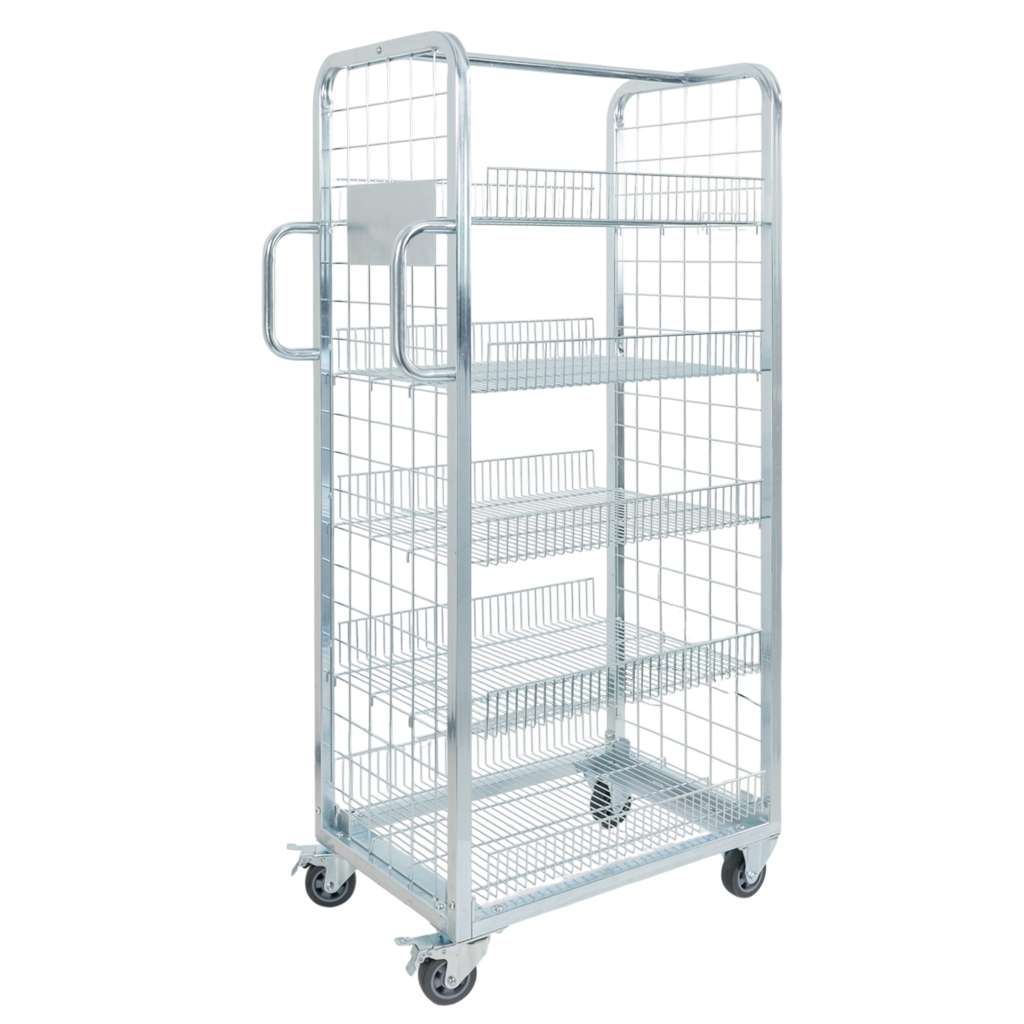 Forkberg Sortus carrello a ripiani 5 ripiani 150 kg zincato