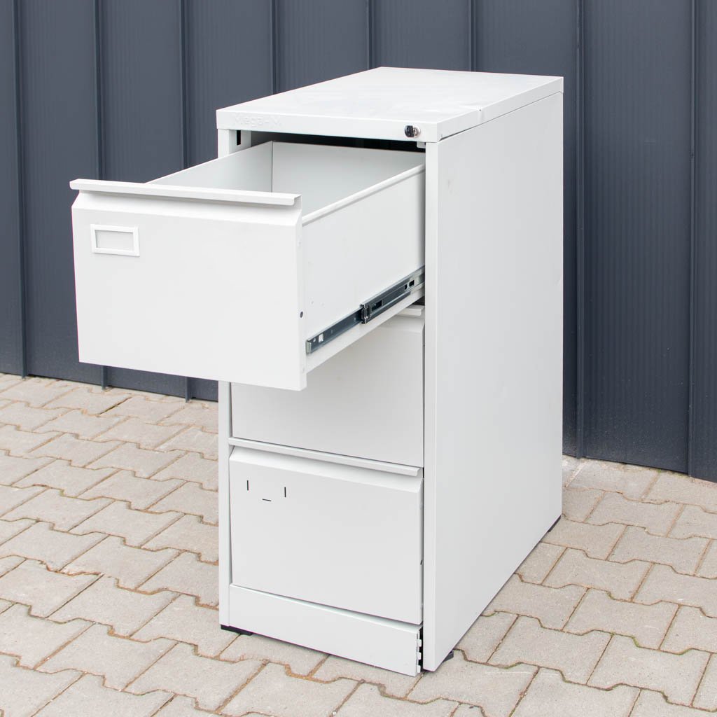 Mega-M Schedario Metallico 3 Cassetti A4 Grigio S-46
