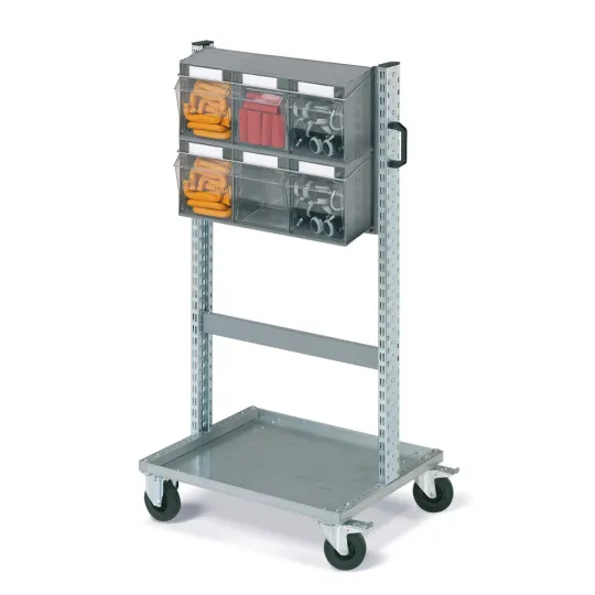 DR Scaffalature Fox Practibox carrello 725x613x1430 mm