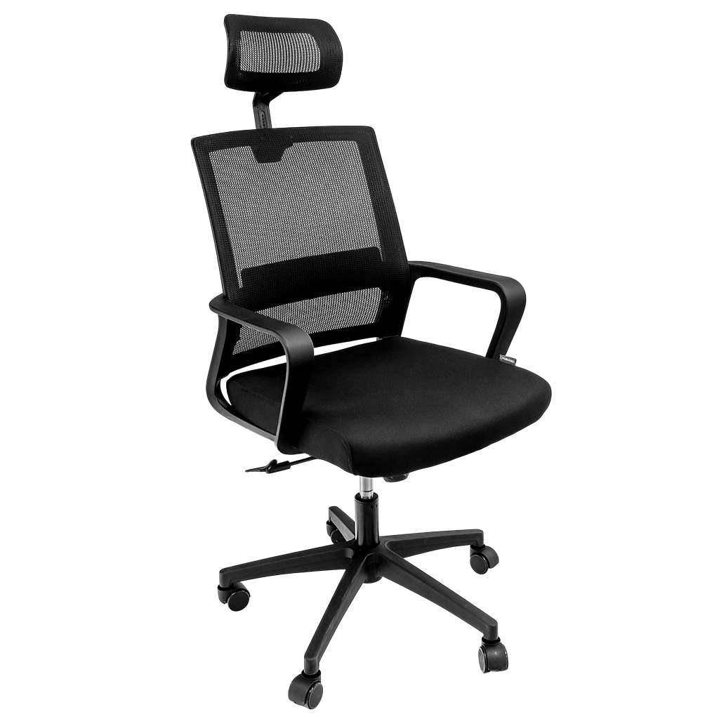 FURVERO Basic PLUS sedia ufficio girevole nera rete