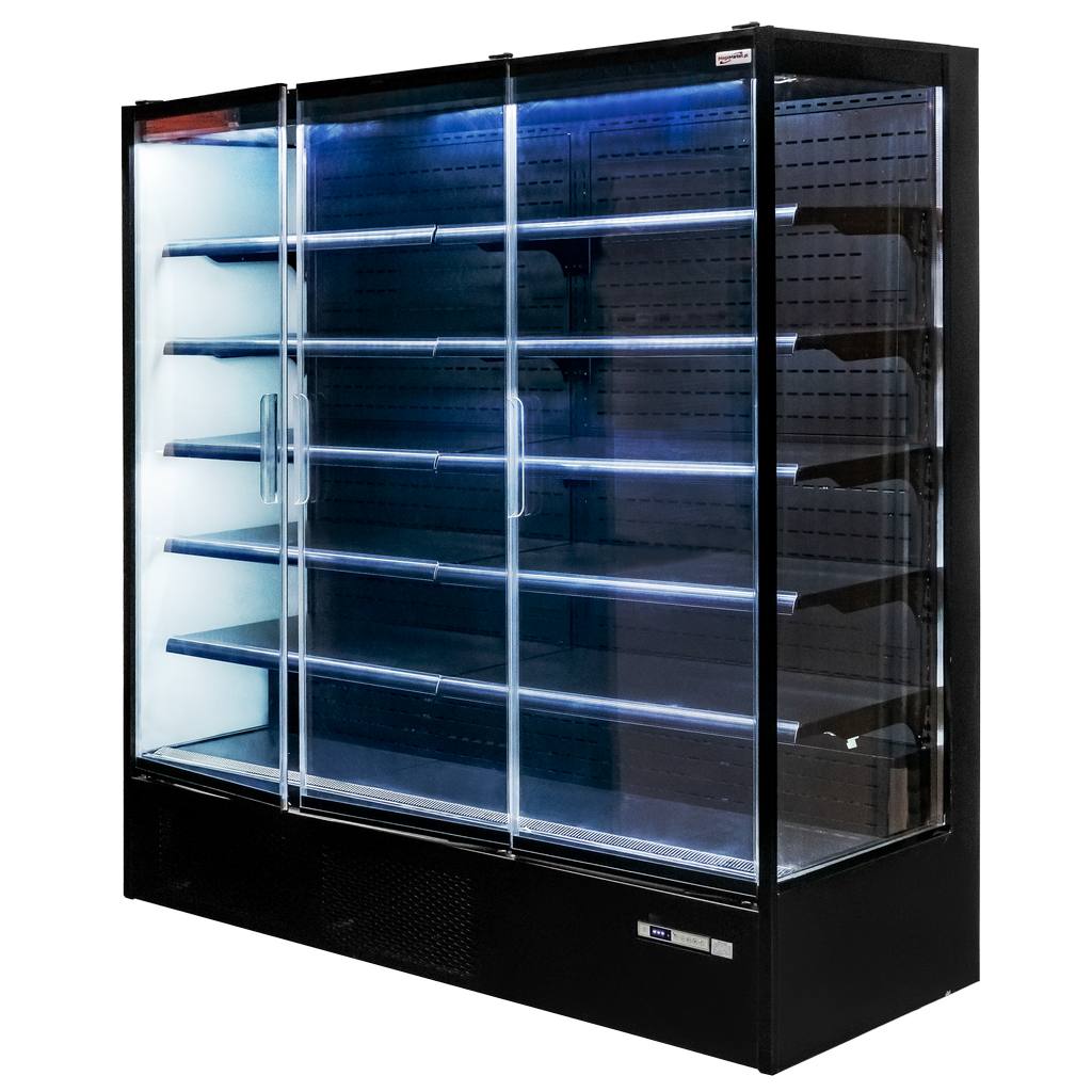 Mega-M Hugo Plus IC Banco Frigo 193 cm Porte Vetro LED