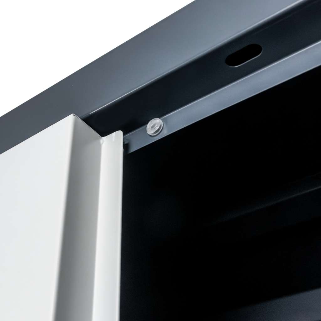FURVERO W-101 G/S Armadio Ufficio 90x40x185 Grafite