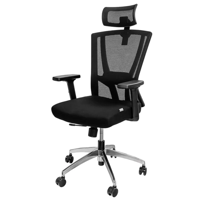 Furvero Zenith BA/A2D/L2D/H2D sedia ufficio nera ergonomica