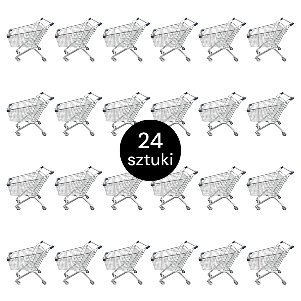 Mega-M YR carrello spesa 125 L set 24 pezzi