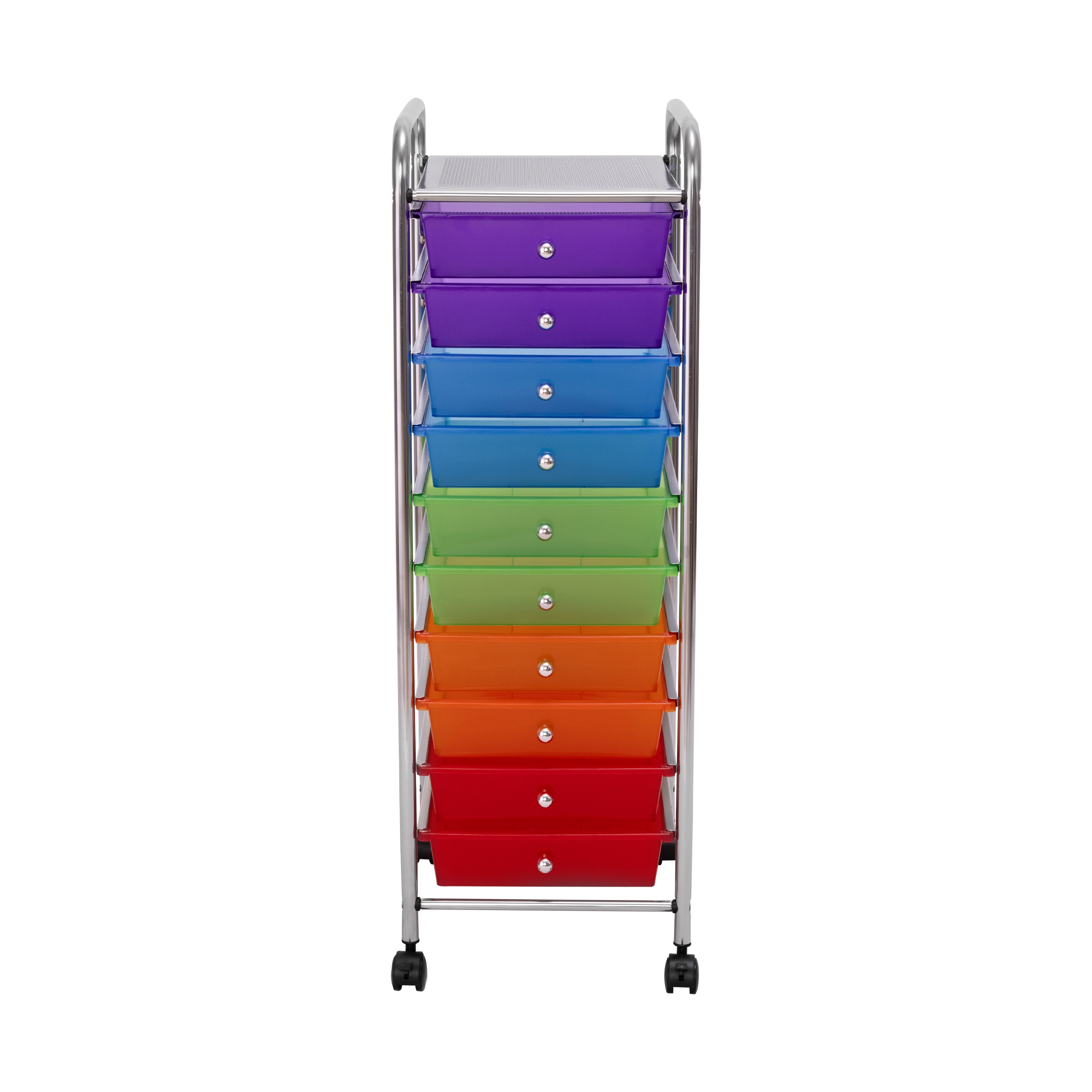 Seville Classics carrello cassettiera 10 cassetti multicolore