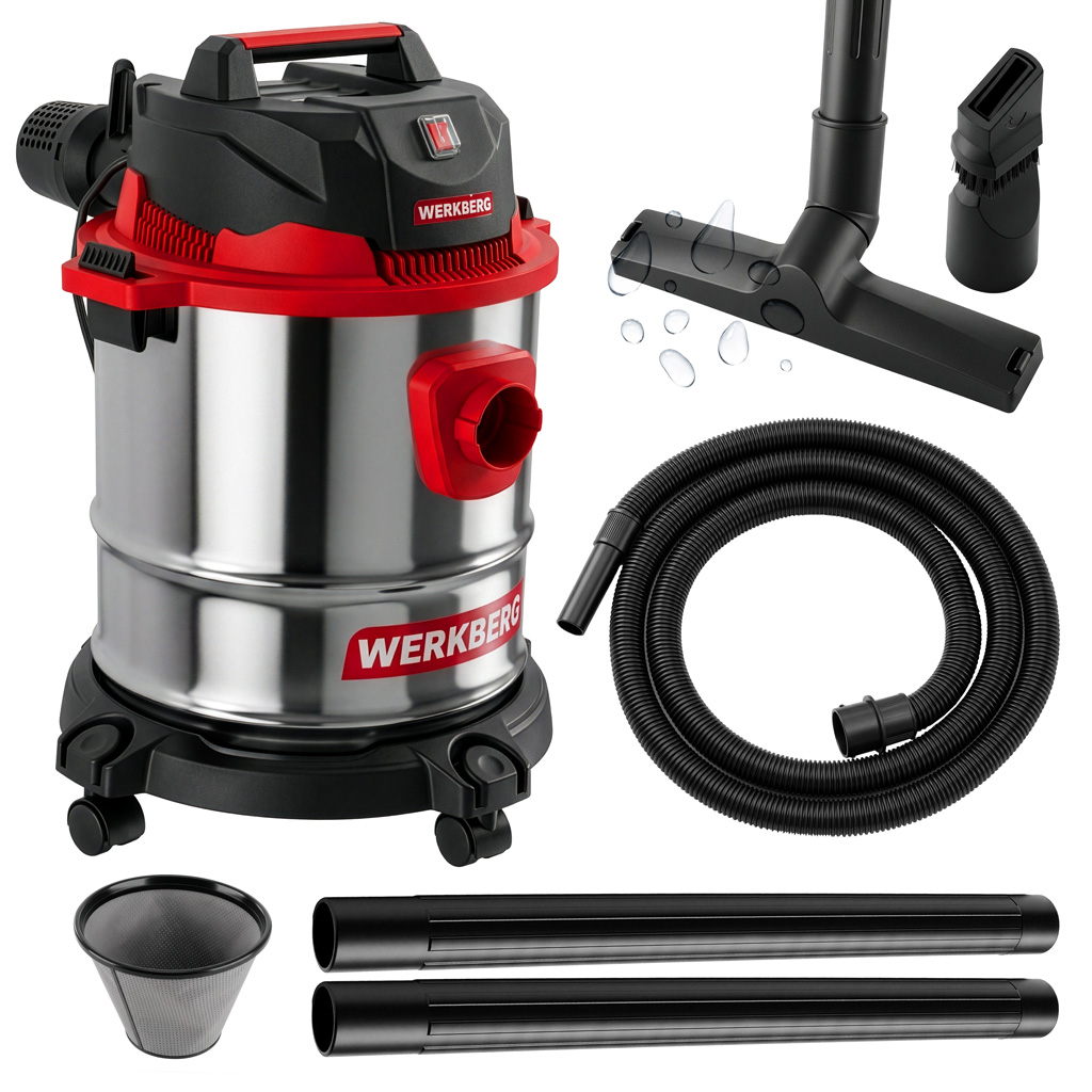 Werkberg ODKTB101 aspirapolvere industriale 15L 1200W