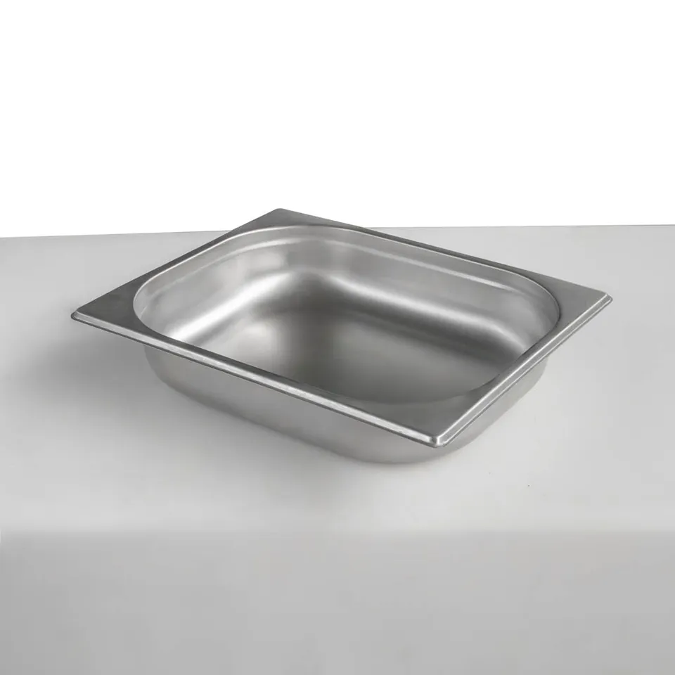 Bacinella GN 1/2 32,5x26,5x6,5 cm inox usata
