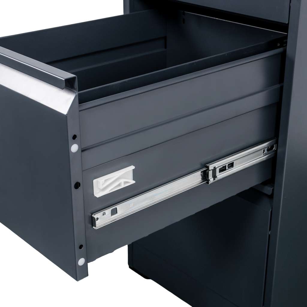 Furvero W4S G/G schedario metallo 4 cassetti grafite 45 cm