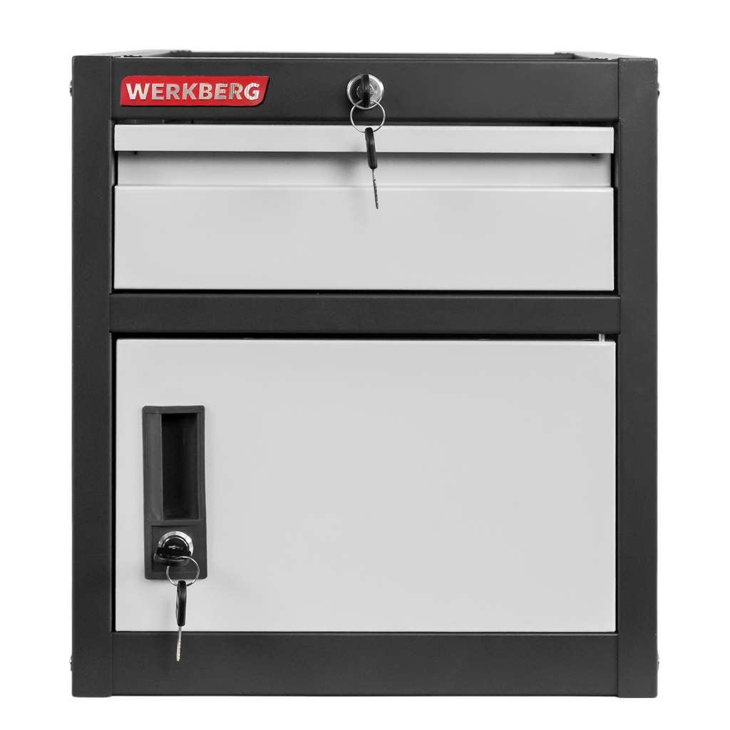 Werkberg mobiletto banco officina 37x48,5x41,5 cm grafite