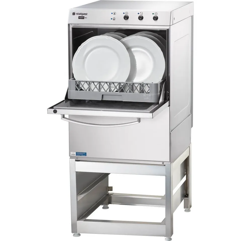 Lavastoviglie Stalgast 801502 a capote con dosatore 3,4/4,9 kW