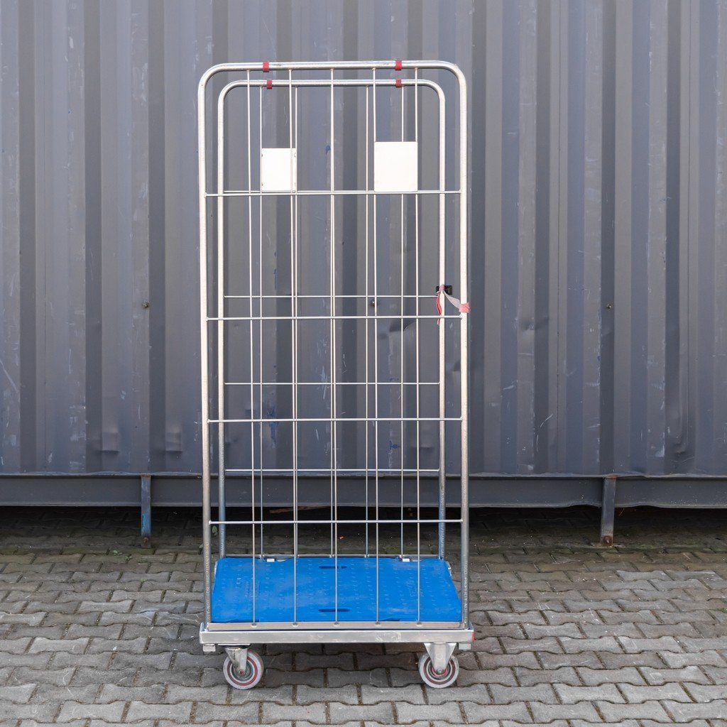 Rollcage Rollcontainer blu carrello a rete pieghevole 500 kg
