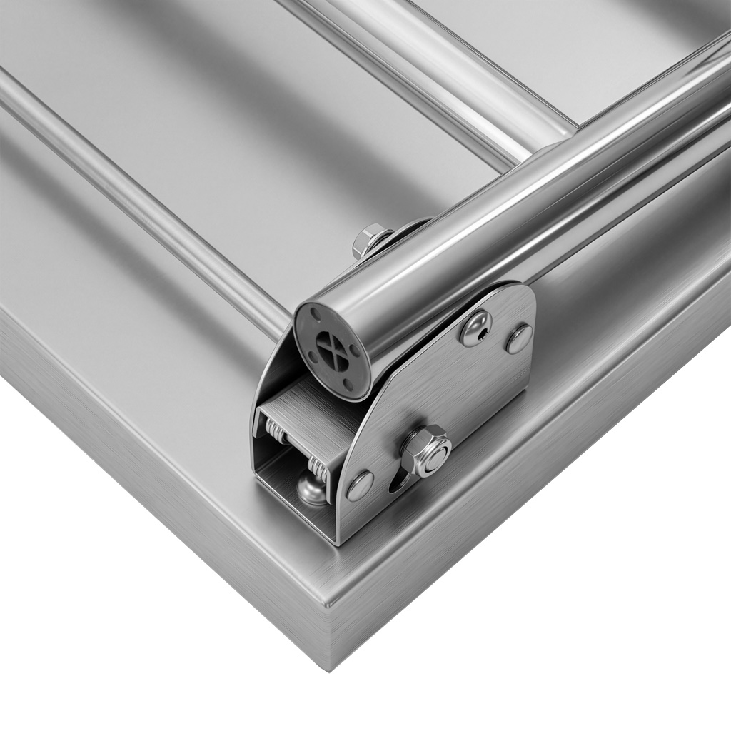 Mega-M X carrello trasporto inox 73x47x89 cm