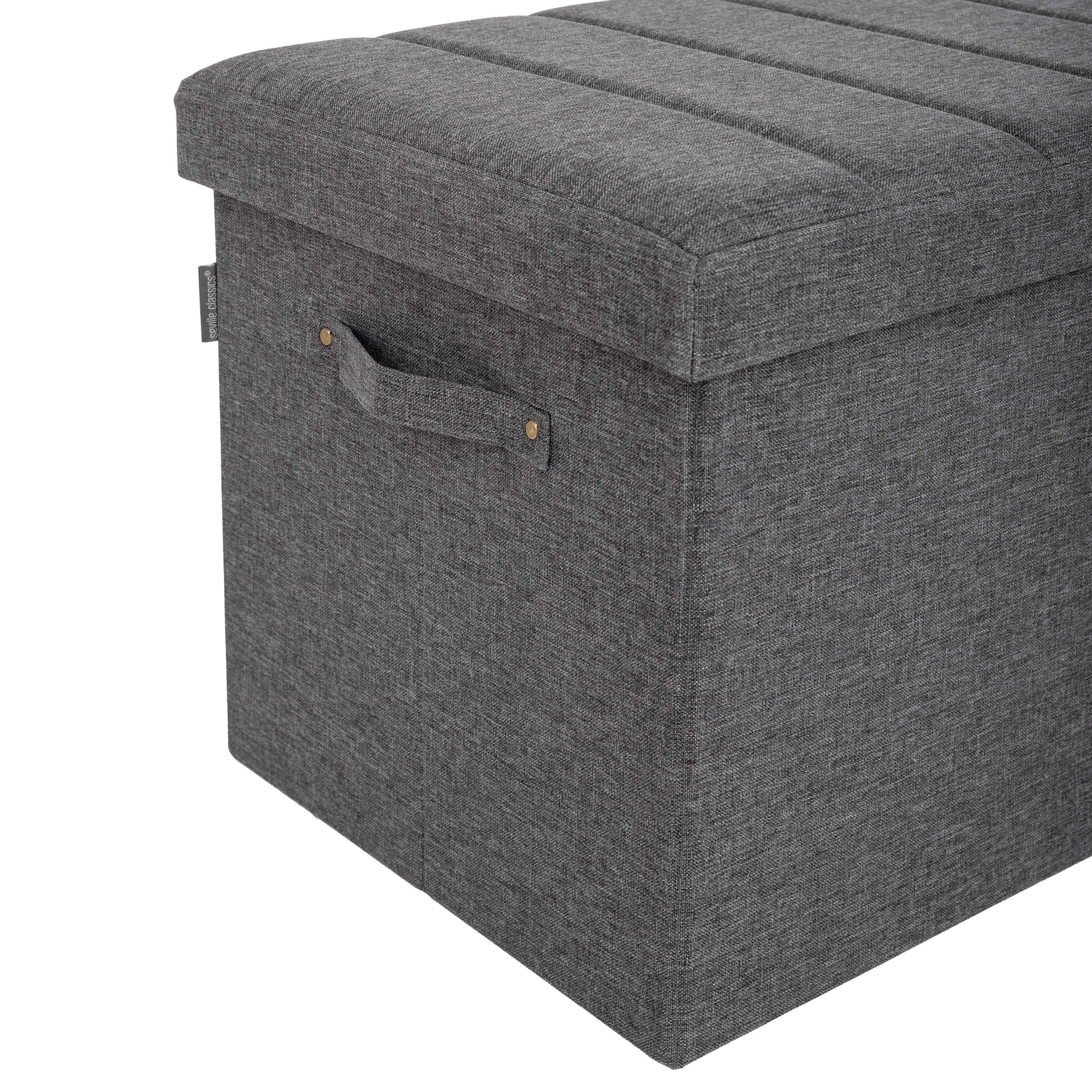 Seville Classics baule contenitore grigio 76 cm 400 lb