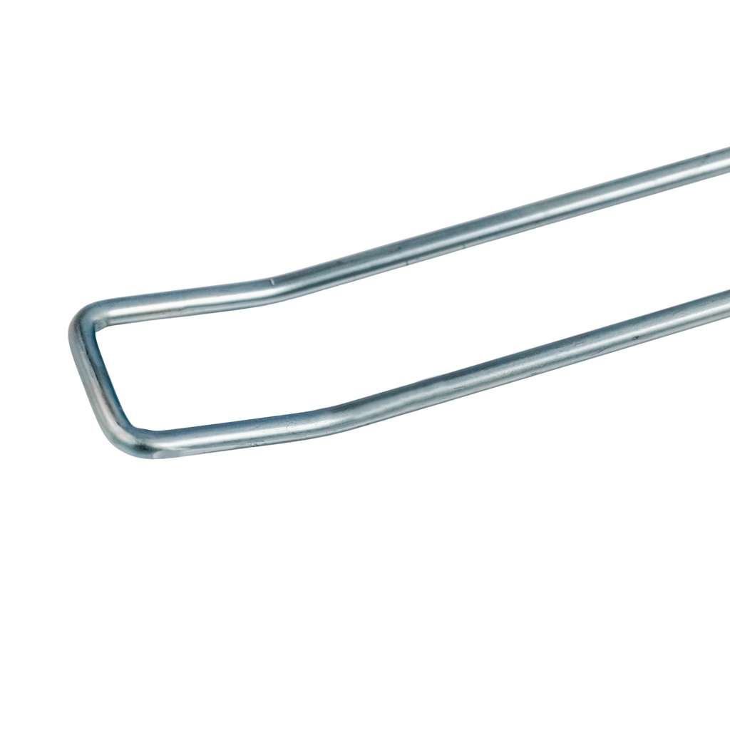 Mega-M gancio doppio euro forato L 20 cm Ø 4 mm zincato