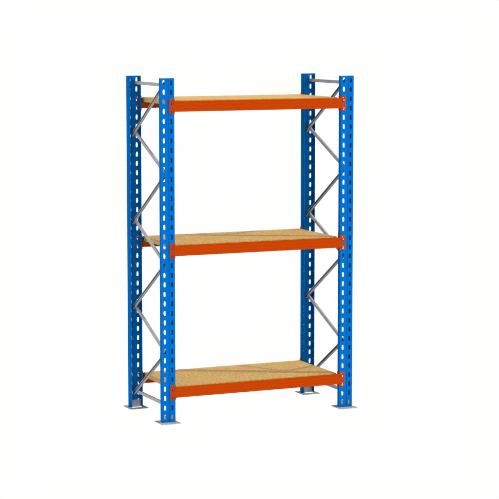 Mega-M XR 250x196x80 scaffale metallo 3 ripiani 450 kg base