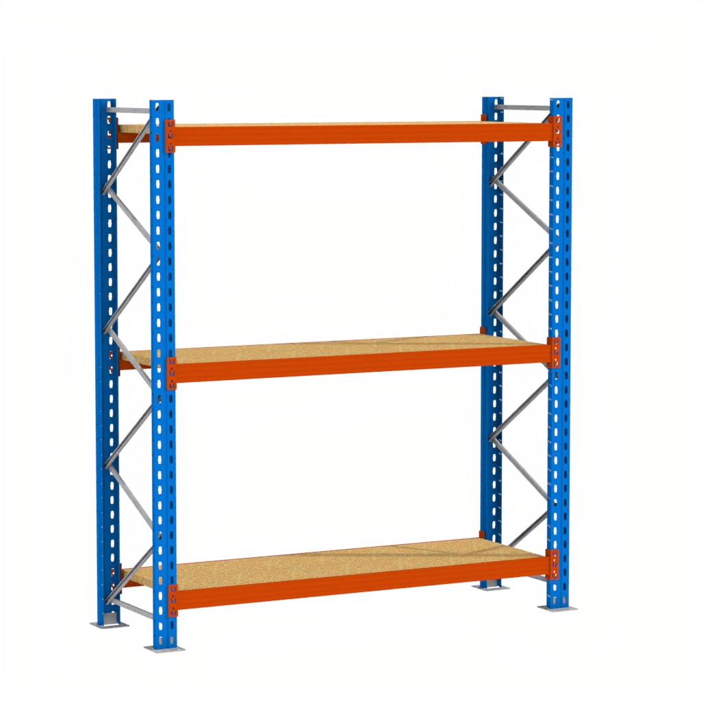 Mega-M XR H-300 L-286 G-80 scaffale magazzino 3 ripiani 500 kg base