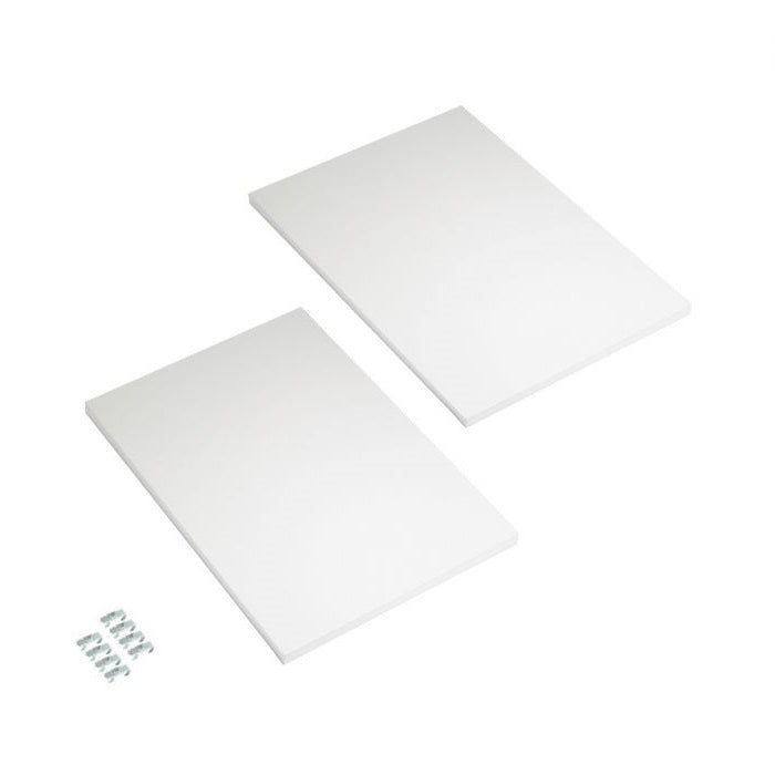 Seville Classics UltraHD ripiani armadio acciaio 76x54 cm 2 pezzi
