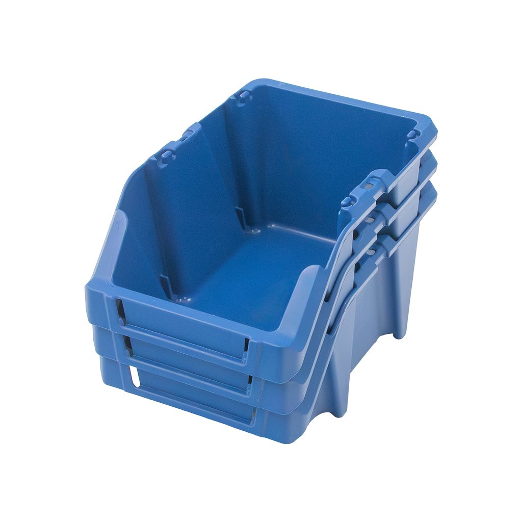 Mega-M M 20x30x13 cm vaschetta magazzino blu