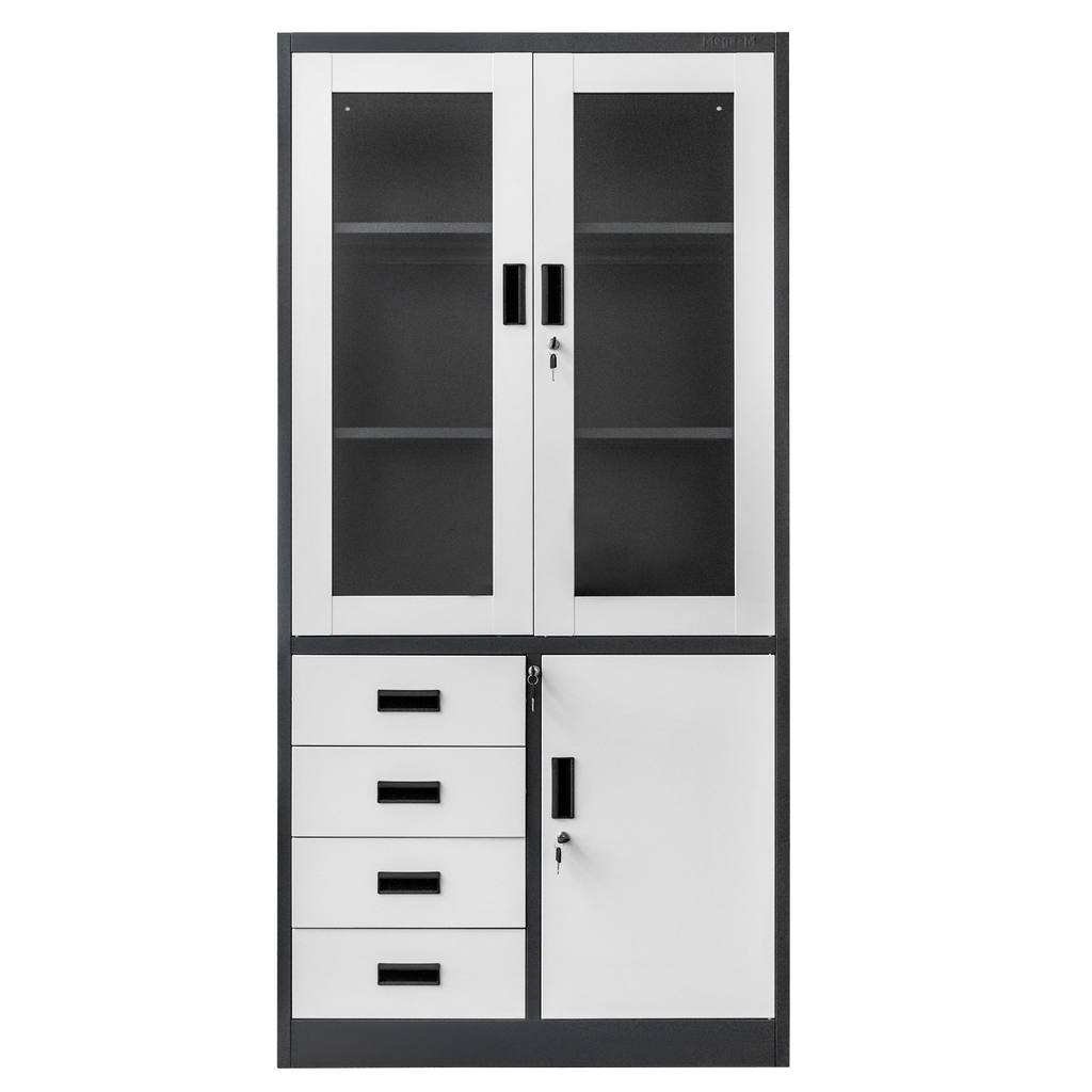 Mega-M Wenus armadio ufficio vetro 90x40x185 cm