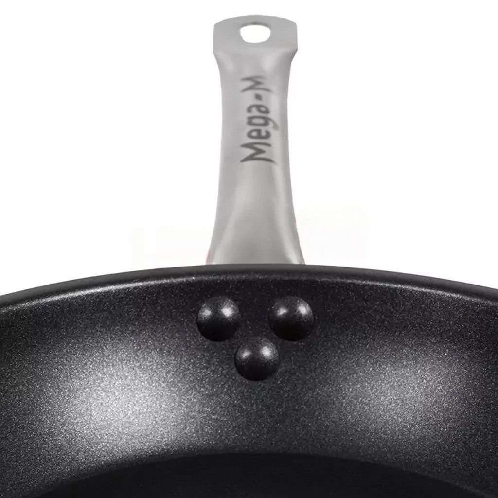 Mega-M padella antiaderente acciaio inox 22 cm induzione