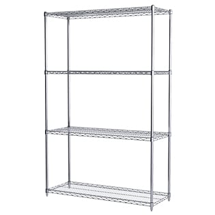 Akro-Mils AWS74 scaffale filo cromato 188 cm portata 907 kg