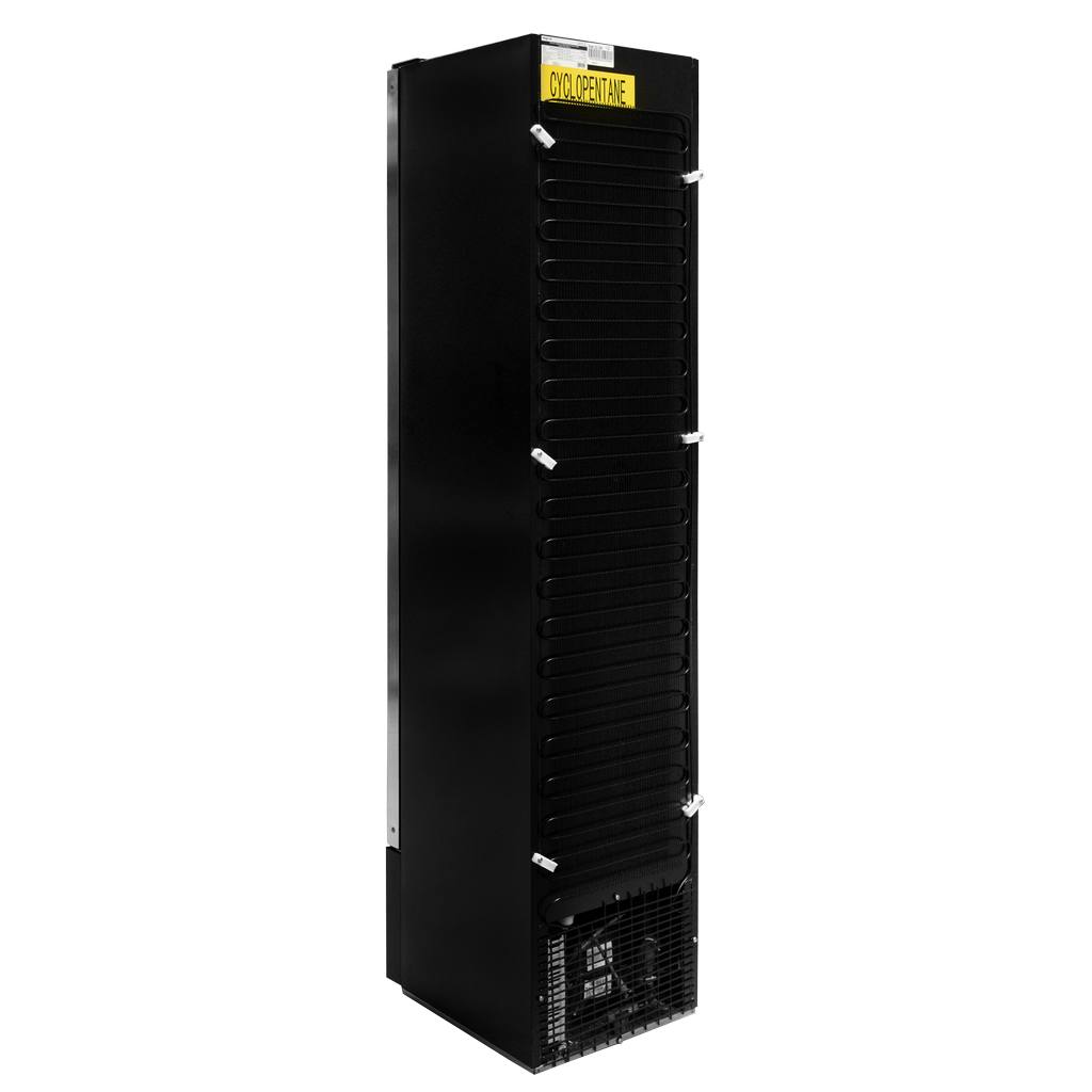 Mega-M Diego S40 vetrina frigo 1 porta 150L nera LED