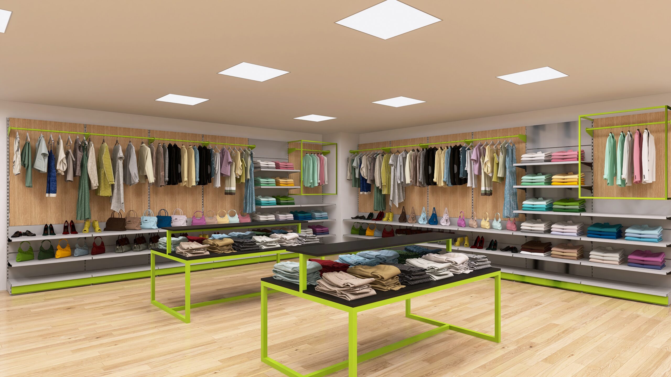 Design89 Scaffale Negozio Abbigliamento
