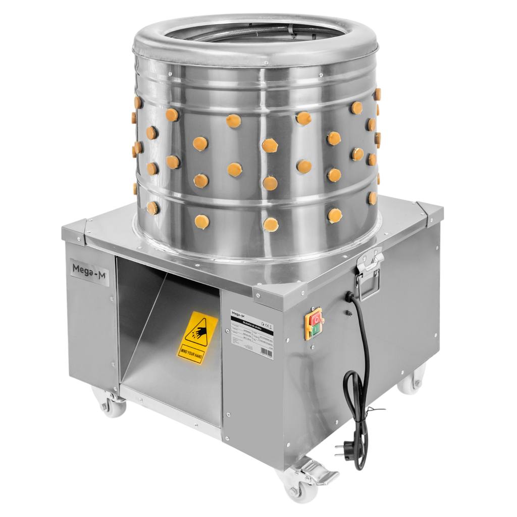 Mega-M CH 2-3K Spiumatrice Polli 1500 W Tamburo 50 cm