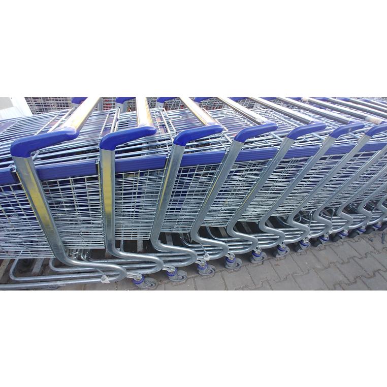 Wanzl P130L carrello spesa 130 L con seggiolino blu