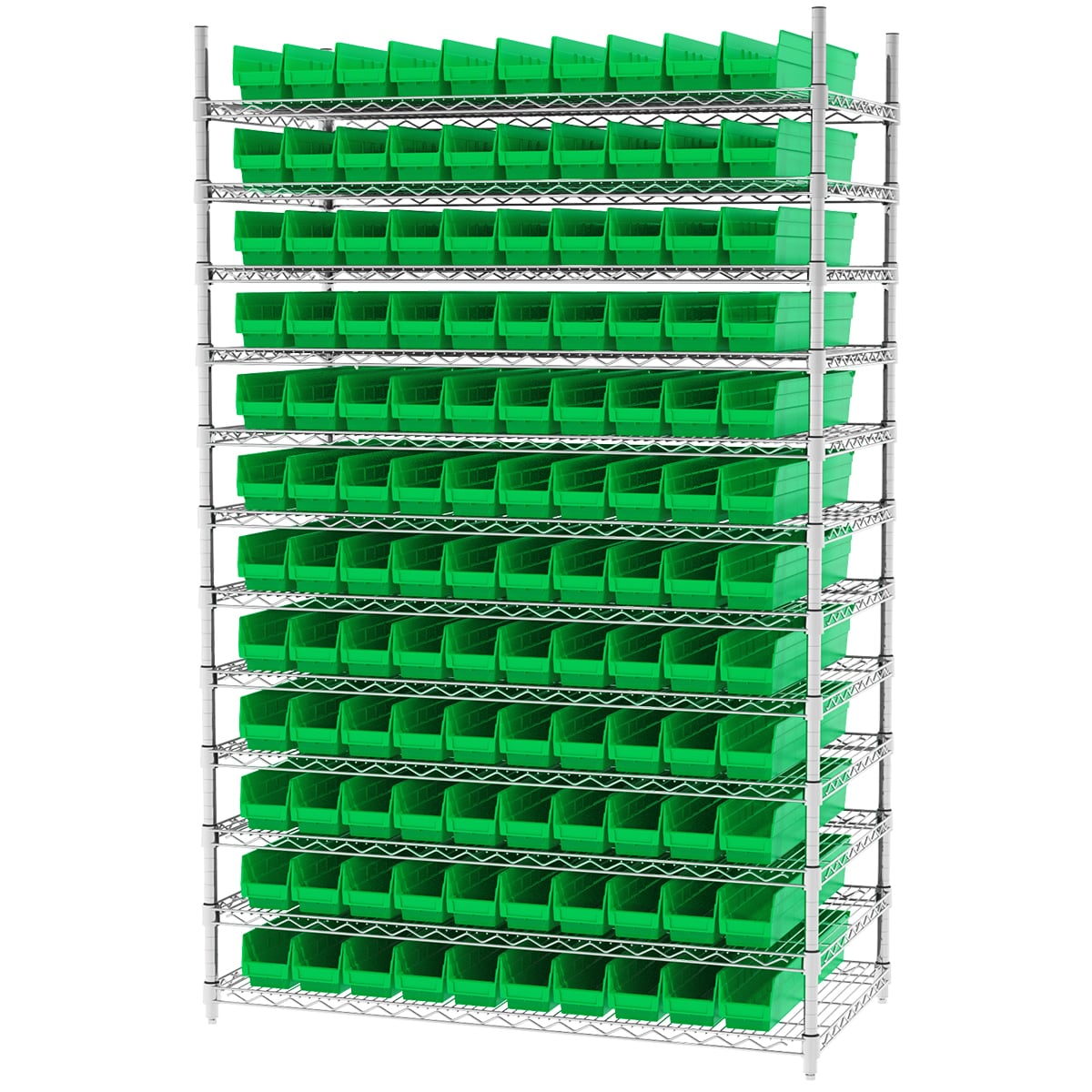 Akro-Mils AWS244830124 scaffale filo con 120 cassette