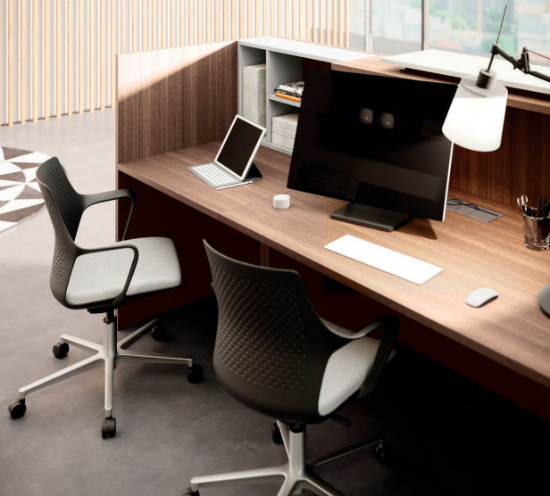 Agosistem Flycom Front Office banco reception noce 380 cm
