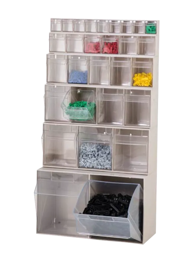 Design89 Contenitori in Plastica per Magazzino