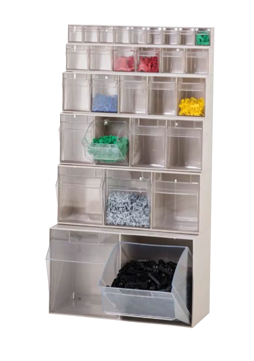 Design89 Contenitori in Plastica per Magazzino