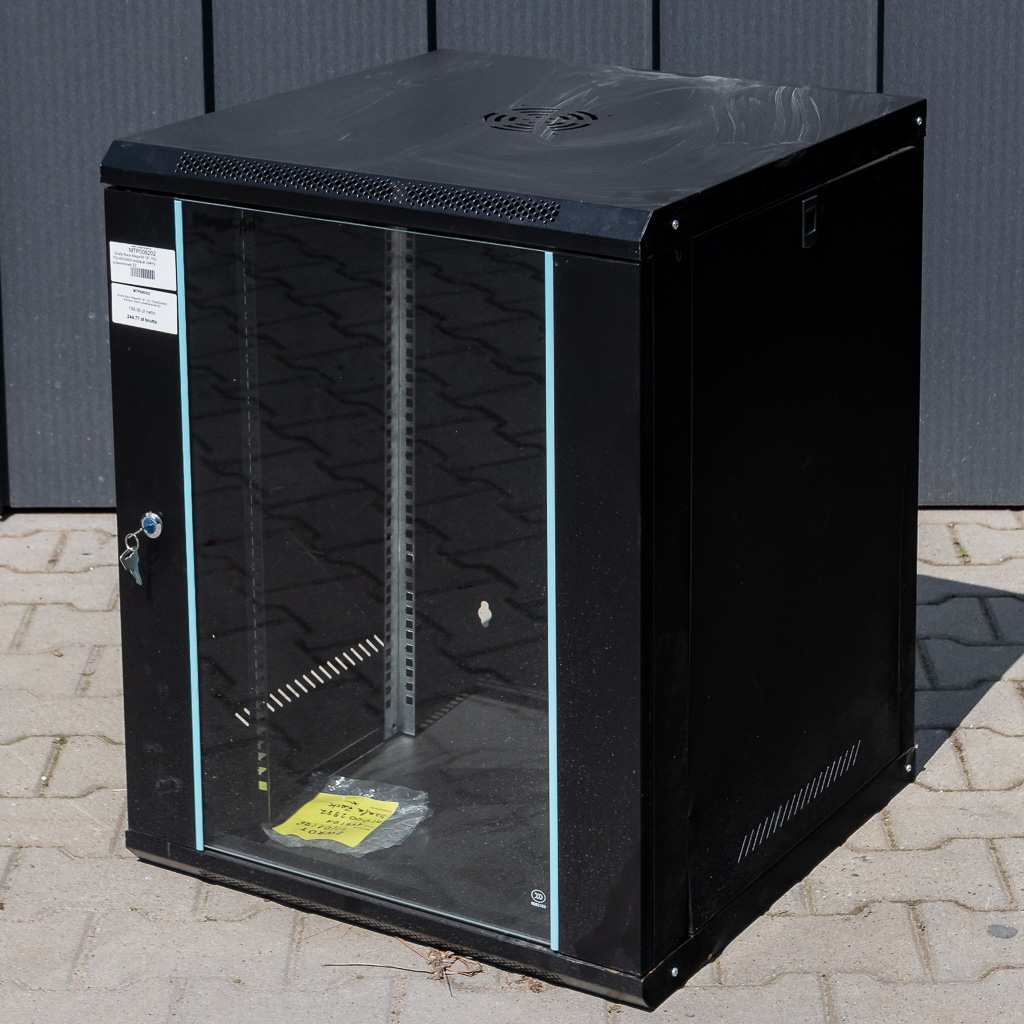 Mega-M 15U armadio rack 19” 60x60x75 nero sospeso