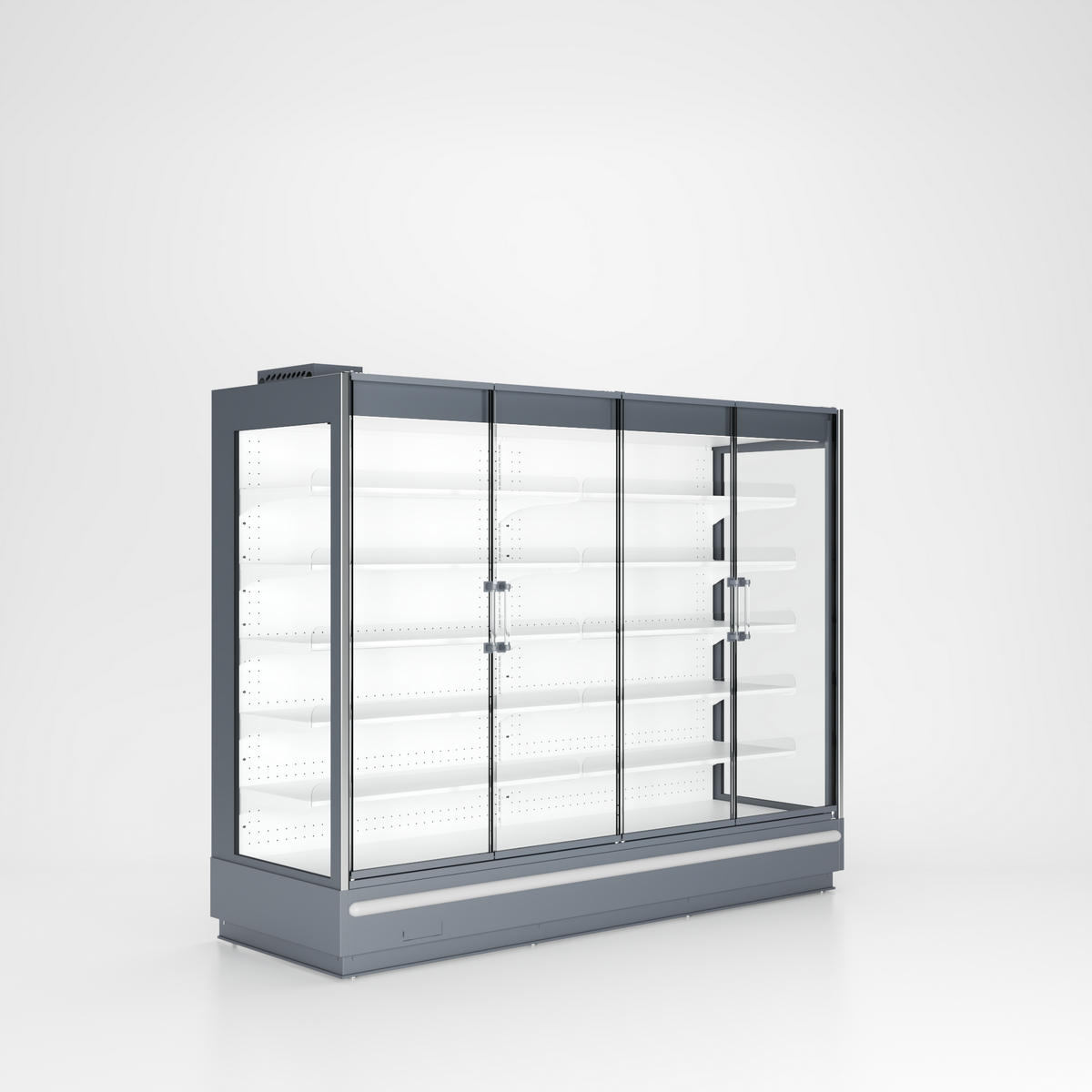 ES System Hercules RCH banco frigo 250x76x206 porte vetro