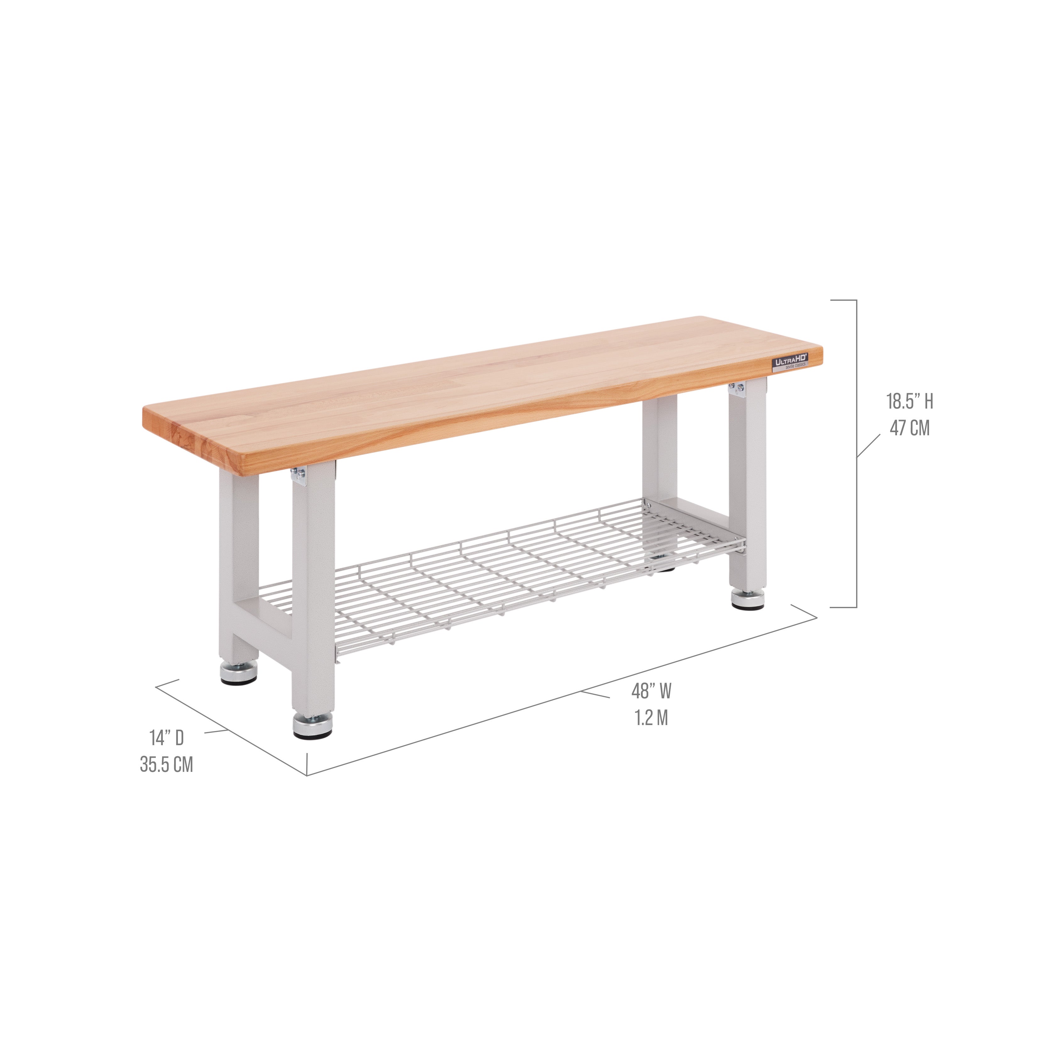 Seville Classics UltraHD panca granito 122 cm