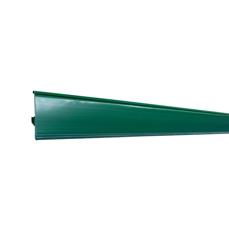 LC TE-39 portaprezzi per scaffale 125 cm verde scuro